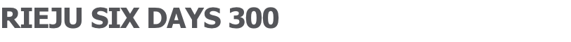 RIEJU SIX DAYS 300